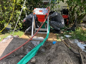 Repairing 40' of Sewer Line in Coral Springs, FL